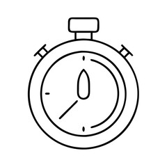 stopwatch with pause icon, stopwatch with pause line art - simple line art of stopwatch with pause, perfect for stopwatch with pause logos and icons
