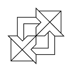 tensorflow icon, tensorflow line art - simple line art of tensorflow, perfect for tensorflow logos and icons