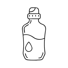 water bottle icon, water bottle line art - simple line art of water bottle, perfect for water bottle logos and icons