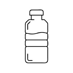 water bottle icon, water bottle line art - simple line art of water bottle, perfect for water bottle logos and icons