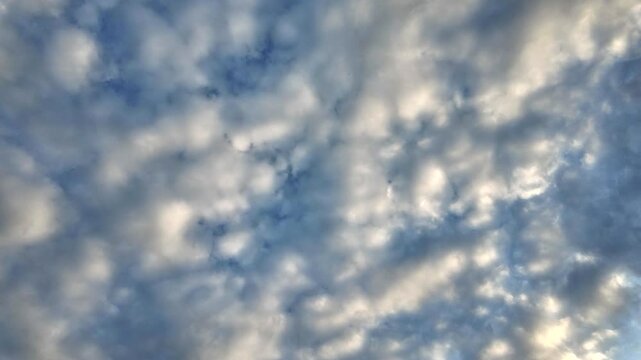 Cloud timelapse going from dusk to dark. 4k