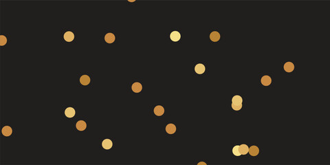Golden Light Effects and Glittering Confetti Rain Falling Over Black Background – A Premium Abstract Celebration Scene. Luxury Golden Particles on Clear Background – Light & Festive Design