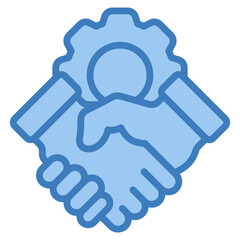 Partnership Icon Element For Design