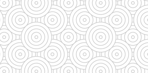Overlapping Pattern Minimal diamond geometric waves spiral transparent and abstract circle wave line. white and gray seamless tile stripe geometric create retro spiral line pattern background.