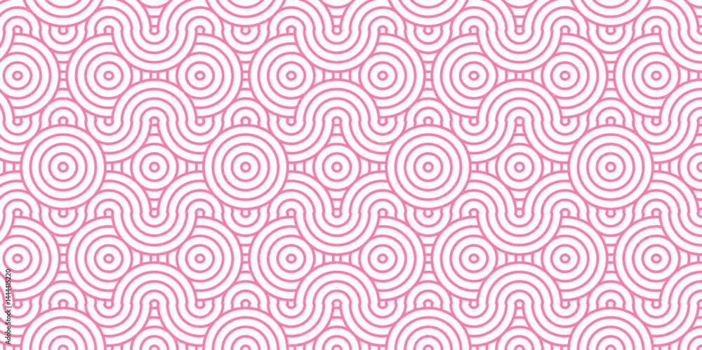 Poster overlapping pattern minimal diamond geometric waves spiral transparent and abstract circle wave line
