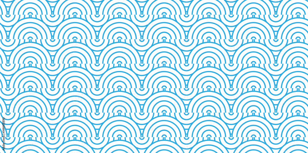 Poster overlapping pattern minimal diamond geometric waves spiral transparent and abstract circle wave line