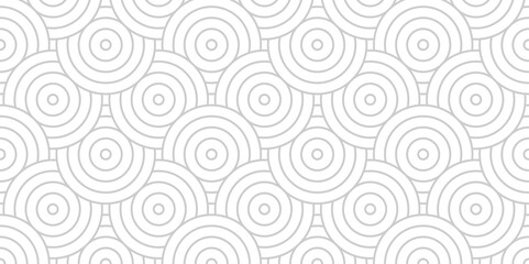 Overlapping Pattern Minimal diamond geometric waves spiral transparent and abstract circle wave line. white and gray seamless stripe geometric create retro line pattern background.
