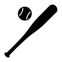 baseball bat and ball