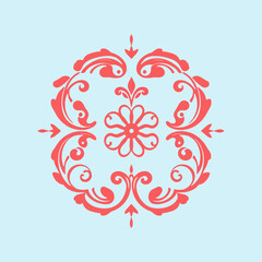 Floral vector graphic design element for pattern background decoration wallpaper and art projects design vector