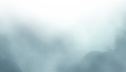 Watercolor painting light gray fog effect background