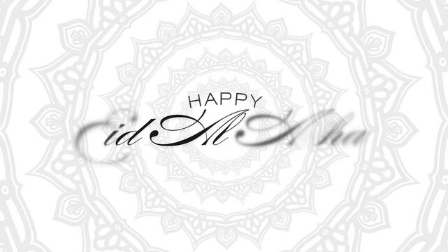 Elegant and Spiritual Eid Al Adha Animation Loop Concept &ndash; Perfect for Video Intros, Religious Celebrations, and Digital Greeting Cards with a Peaceful Holiday Theme