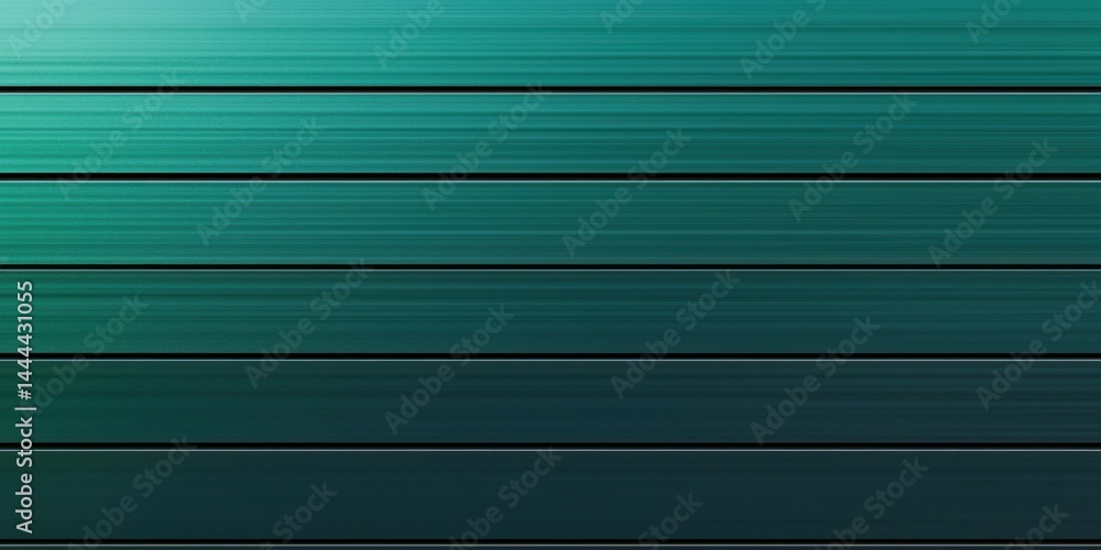Wall mural striped gradient background transitioning from dark blue to emerald with a flash of neon metallic wh