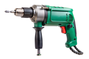 electric drill isolated on white HD transparent background PNG
