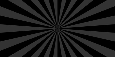 Vector Abstract black sun rays and sunburst backdrop background. seamless retro vintage burst sunrise sunbeam element spiral striped illustration sunray template wallpaper design.