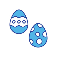 Easter egg icon vector stock illustration