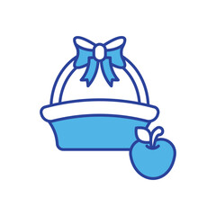 Picnic  icon vector stock illustration