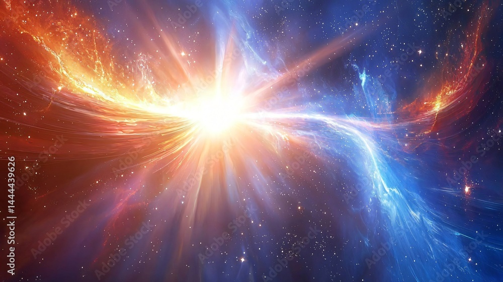 Poster stunning nebula displaying beautiful colors and forms in the vastness of space capturing the imagina