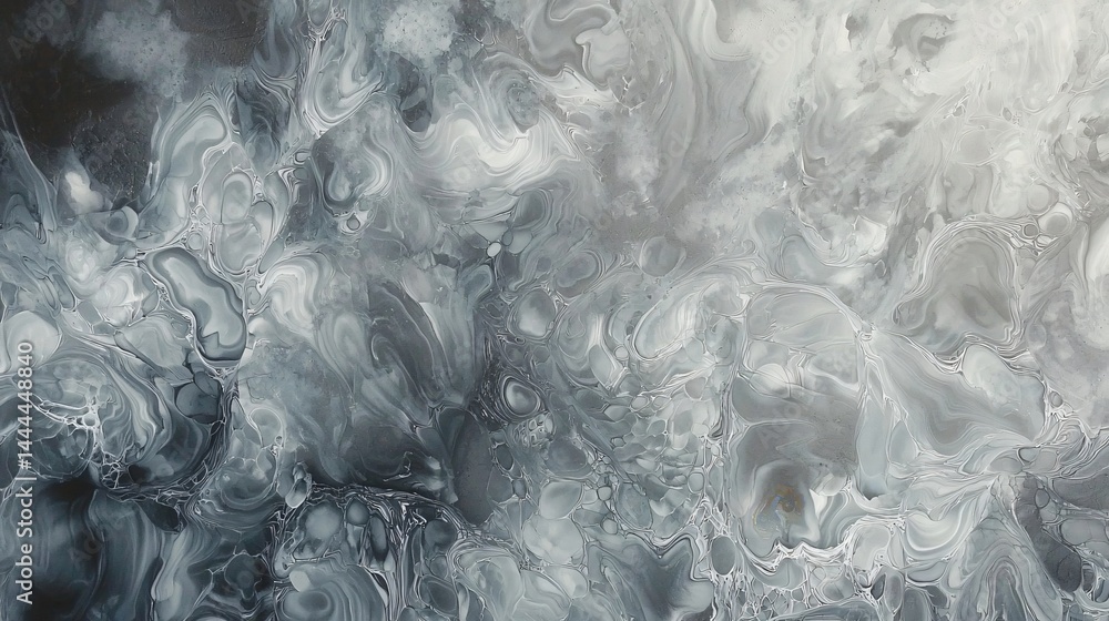 Poster elegant black and white marble background with fluid patterns and textures creating a timeless and c