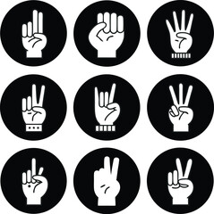 Obraz premium set of hands