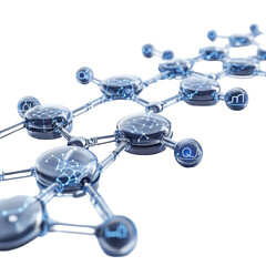 Quantum Computing Network Nodes, Connections, and Data Flow