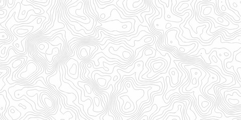Abstract minimal Lines Topographic contour lines grid map seamless pattern. Geographic mountain relief lines background. Contour maps. illustration, Topo contour map design.