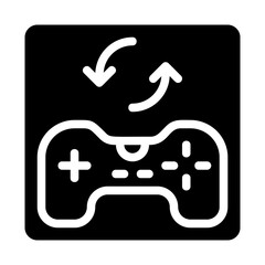 Game update download Solid Icon