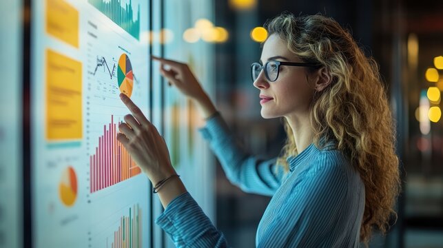 A business analyst presenting insights on consumer behavior trends to help shape future product offerings