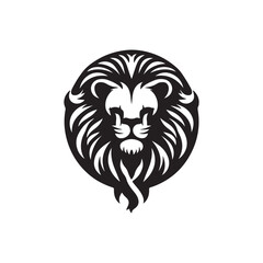 Obraz premium Lion Head Vector Art