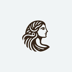 Roman lady logo