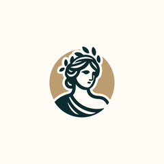 Roman lady logo