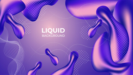 A modern gradient colorful liquid abstract background