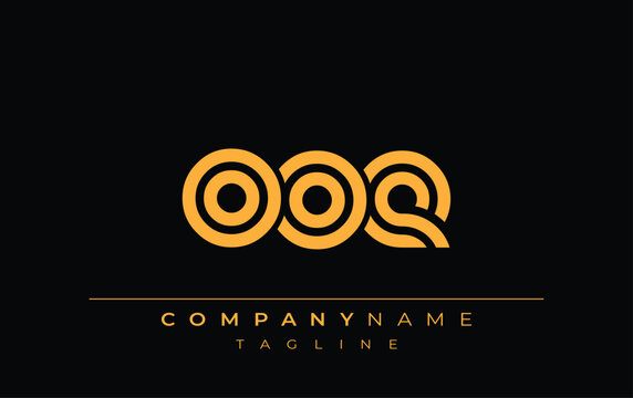 OOE Creative Unique Modern Letter Logo Design. Stylized logo featuring a unique letter design, presenting abstract minimalist aesthetics and modern appeal.