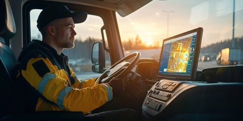 Professional in logistics monitoring predictive delivery data Stock photo --ar 2:1 --quality 2 --raw --v 6.1 Job ID: f1980b87-c2b5-4fdd-9d03-a274eda60663