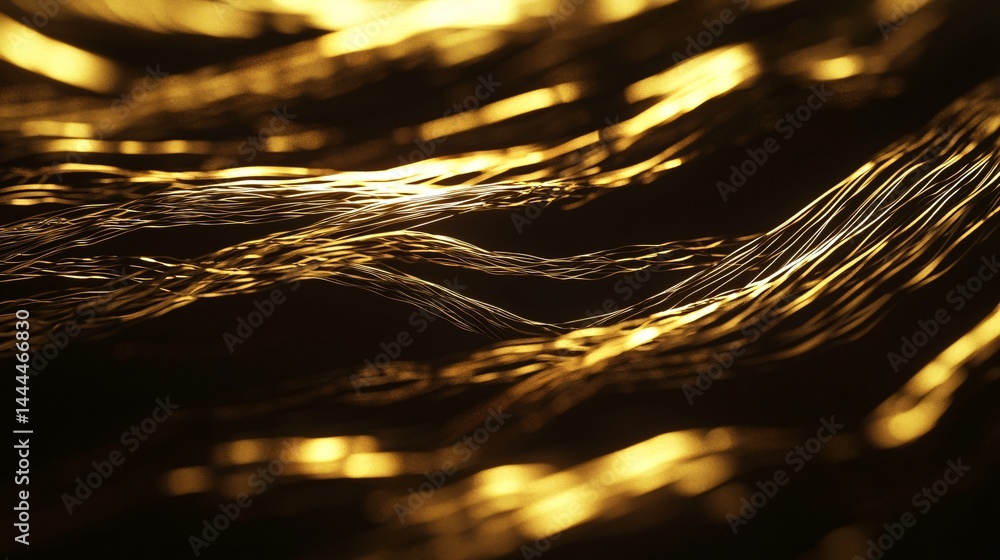 Poster captivating wave of light flowing gracefully through space creating a dreamy atmosphere filled with 