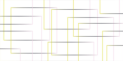 Abstract colorful geometric pattern square and random lines. Glowing Futuristic technology geometric concept. Linear background square lines Protective layer for  background brochure