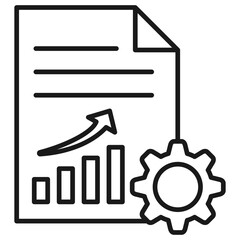 Business Report Outline Icon
