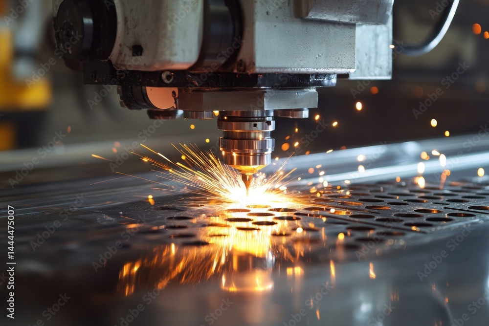 Poster efficient coordinate cutting in action using cnc hydraulic press technology, coordinate-cutting hydr