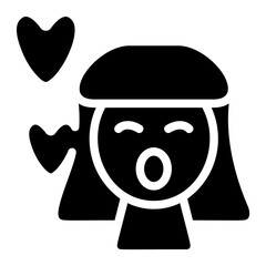 Happy Mom Solid Icon