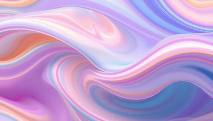 Obraz premium Swirling pastel and vibrant abstract curves, dynamic and flowing, texture, paint