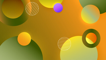 Green and yellow Gradient abstract background