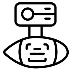 Eyescan Line Icon