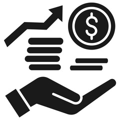 Revenues Glyph Icon