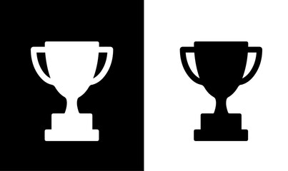 trophy silhouette vector illustration, set, silhouette, symbol, icons, education, trophy, study, game, award, gold, winner, success, achievement, prize, silver, champion, isolated, 
