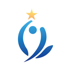 Healthy Leadership star success logo
