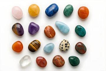 Samples of semi-precious stones