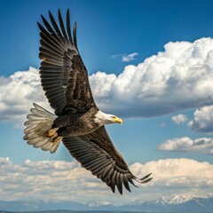 Obraz premium bald eagle in flight