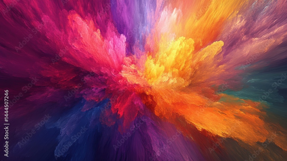 Poster abstract colorful background with vibrant and dynamic patterns , abstract, colorful, background, vib