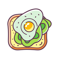  Gourmet Avocado Toast with Egg