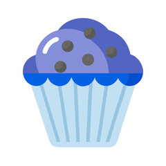  Freshly Baked Blueberry Muffin