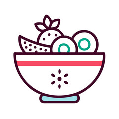  Bowl of Fresh Fruit Salad